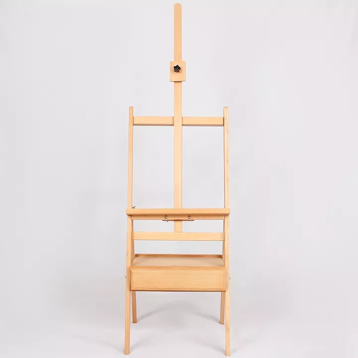 Factory custom wooden drawer folding easel children adult painting training professional easel