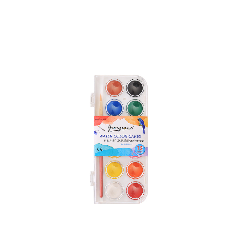 Amazon Hot Sale 24 Colors Watercolor Paint Cakes Set