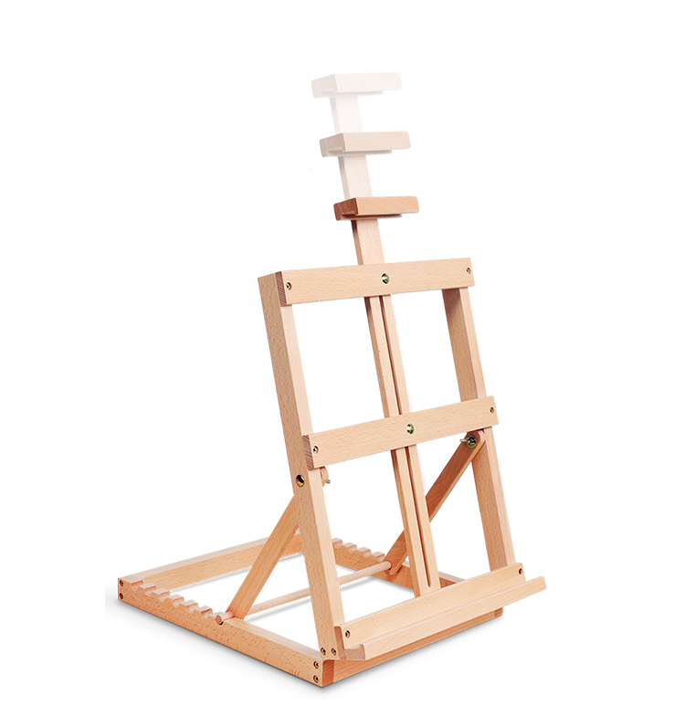 Adjustable Folding Beech Wooden Sketch Drawing Desktop display tabletop Painting Easel