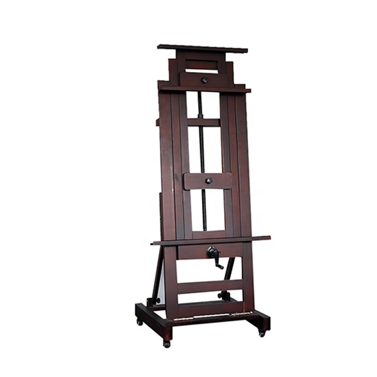 2022 hot sale high quality wooden art adjustable folding multifunctional display stand easel wooden set