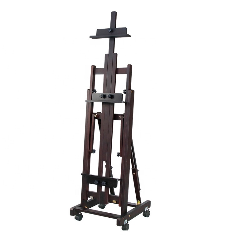 2022 hot sale high quality wooden art adjustable folding multifunctional Explosive models professional easel stand