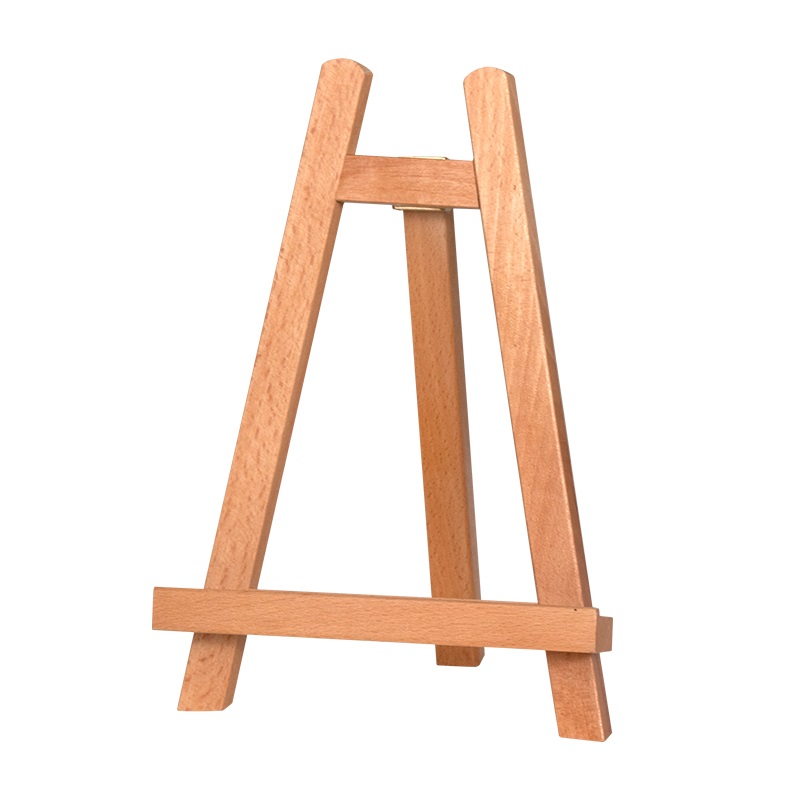 2022 hot sale high quality wooden art adjustable folding multifunctional display stand easel kids