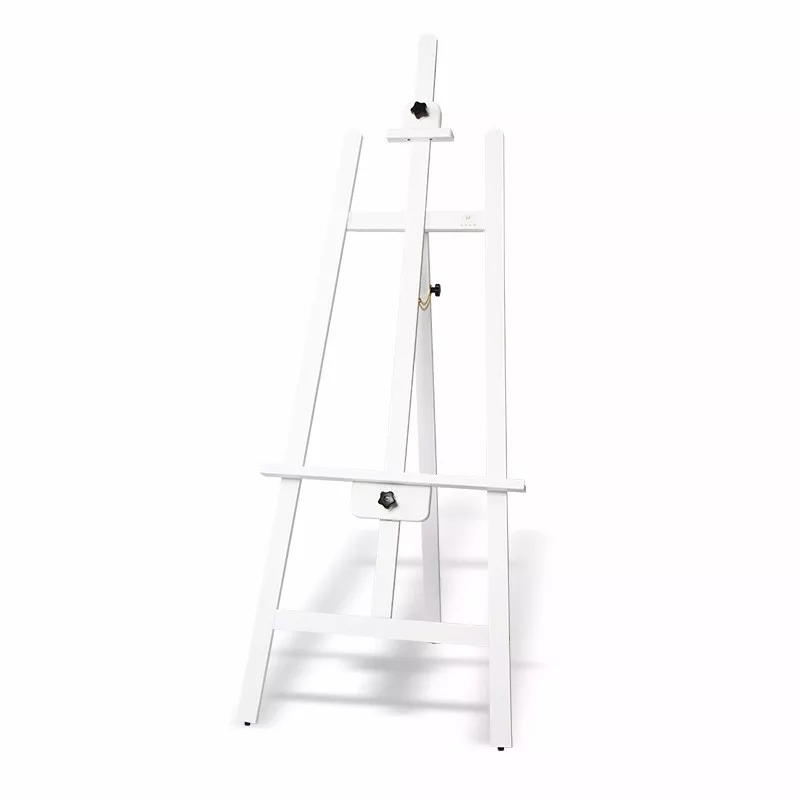 White Color Children Wooden Painting Easel