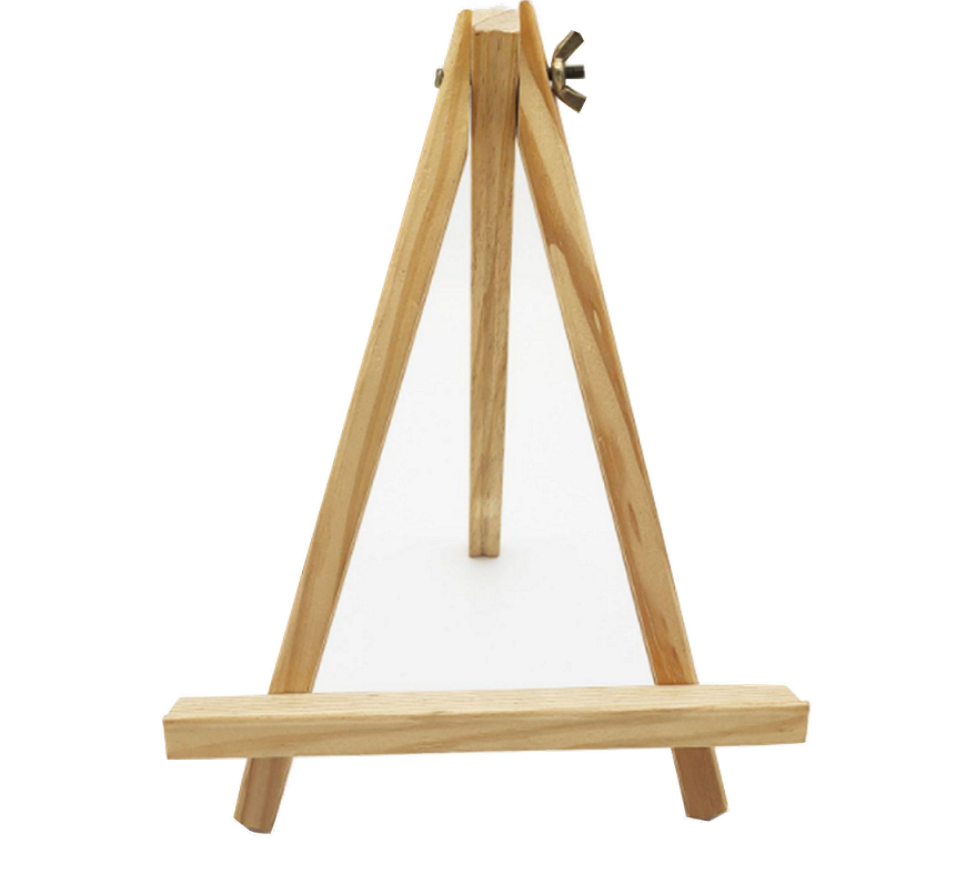 2021 Amazon 18*24cm Natural Pine Wood Tripod Easel for displaying