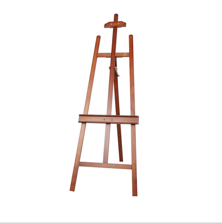 2021 Walnut colour Pine wood Collapsible easel stand for Wedding and advertiment