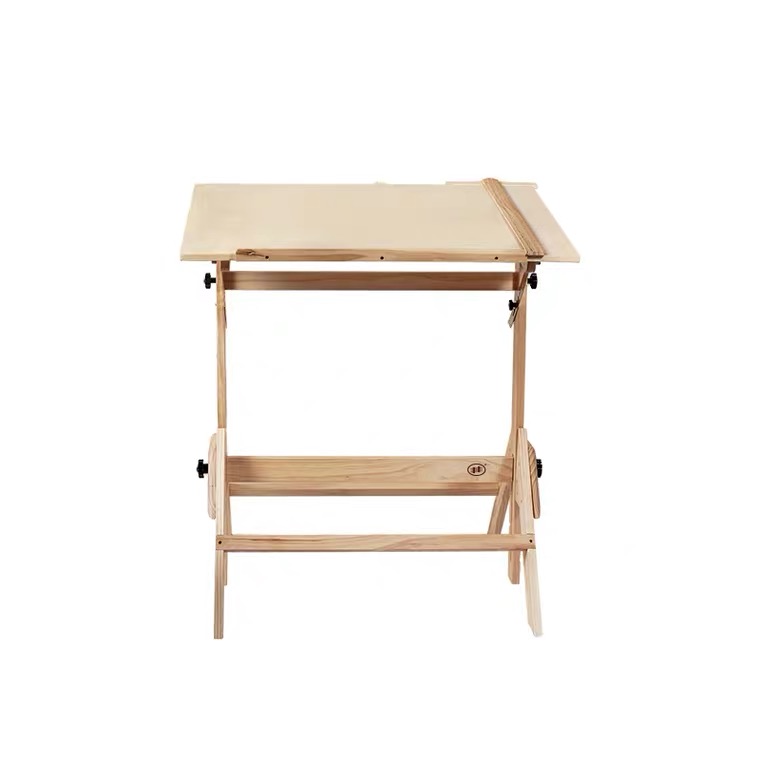 2021 Top quality Pine wood Angle adjustable studio sketch painting table for sketching and drawing
