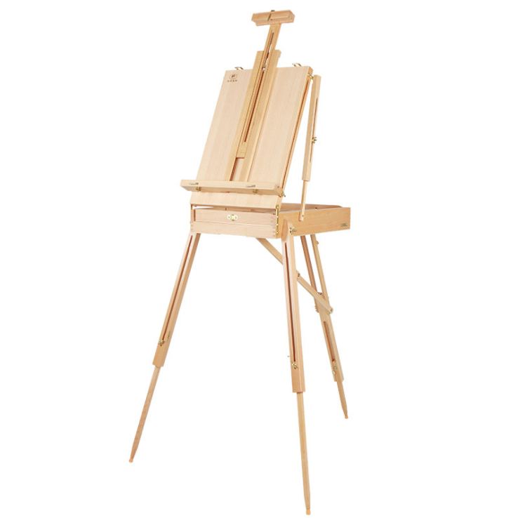 2021 Amazon French Style Adjustable Painting Easel with Wooden Pallete & Shoulder Strap