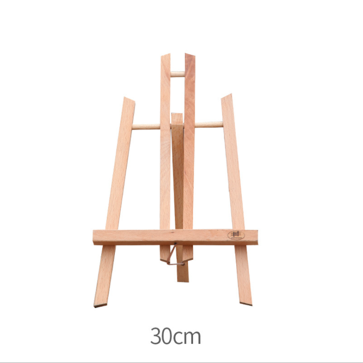 2021 Art supply 30cm Tall Beech Display Wooden Easel for students and beginner