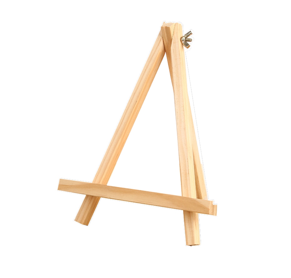2021 Top selling 20*30cm Wooden Mini Tripod Easel for weddining card