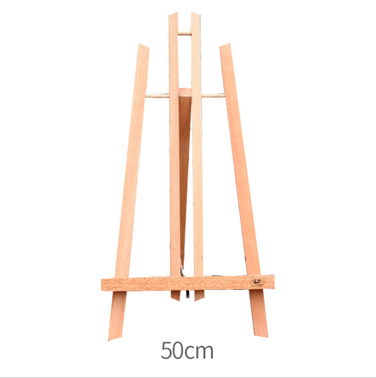 2021 Amazon Art supplies 50cm Tall beechwood Tabletop Easel Display Stand for Painting