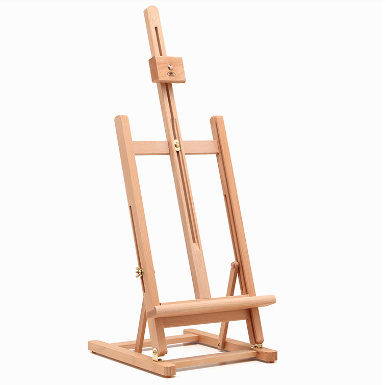 2021 Amazon top selling Adjustable tabletop Beechwood Painting and Display Easel for art students