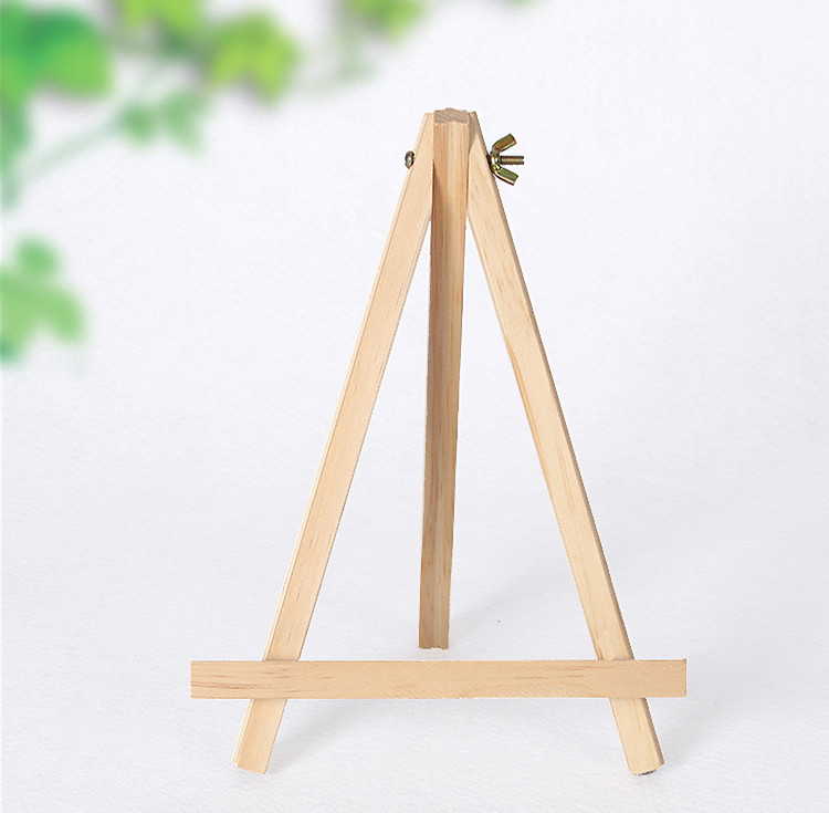 Wooden mini art easel for kids painting