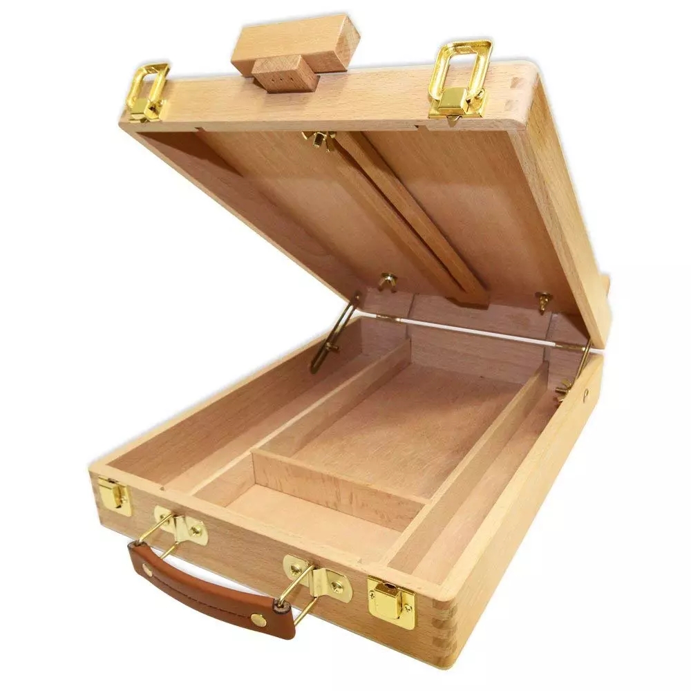 Top Popular Urban Artist Wooden Table Top Sketchbox Easel For Painting