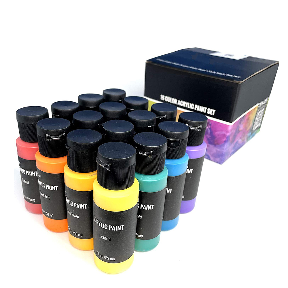 Artist Quality 59ml 2 Ounces Bottle Acrylic Paint For Painting Canvas Wood