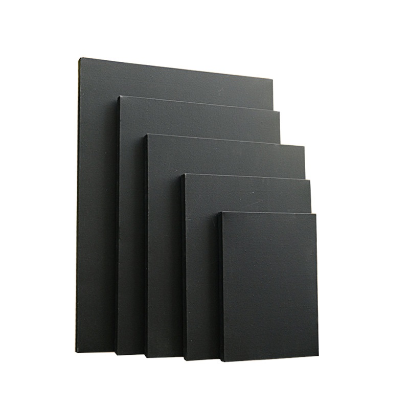 Art Black Blank Cotton Stretched Canvas for Acrylic Oil Painting
