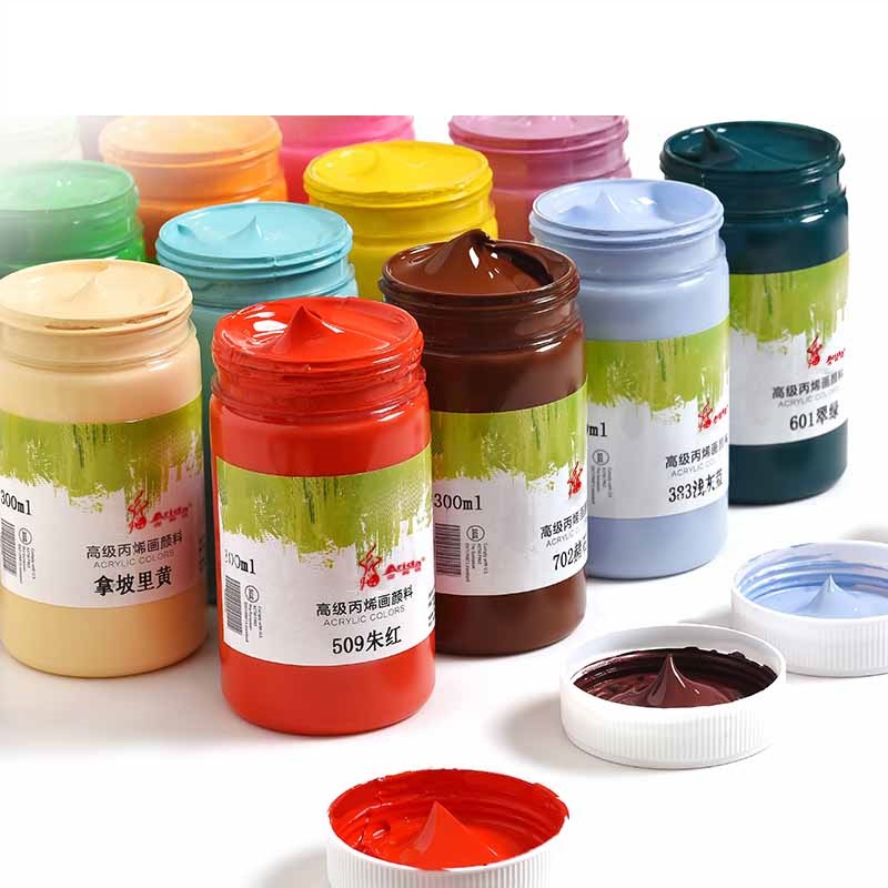 Wholesale professional 60colors 300ml outdoor acrylic art paint