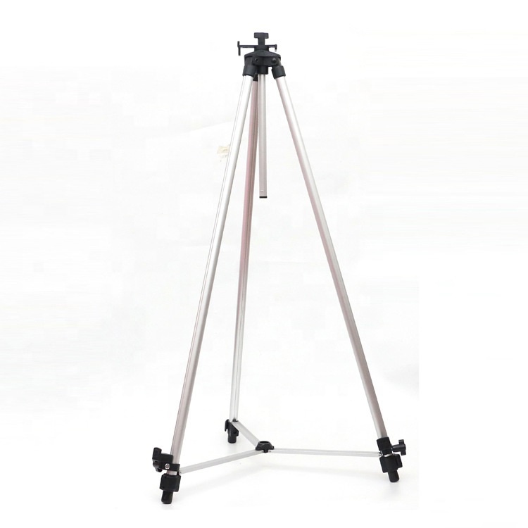 Aluminum Metal Silver Easel Stand for Painting Canvas Adjustable Height with Carry Bag for Table-Top/Floor Painting & Displaying