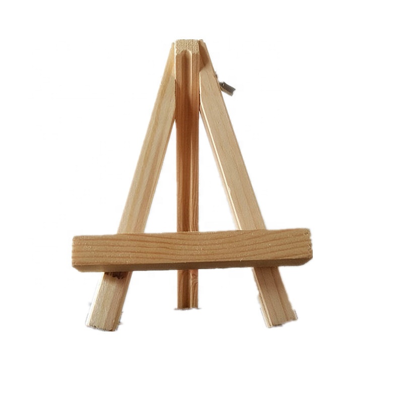 Aamzon Hot Sale Mini Artist Wooden Easel Wood Wedding Table Card Stand Display Holder For Party Decor 10*15cm