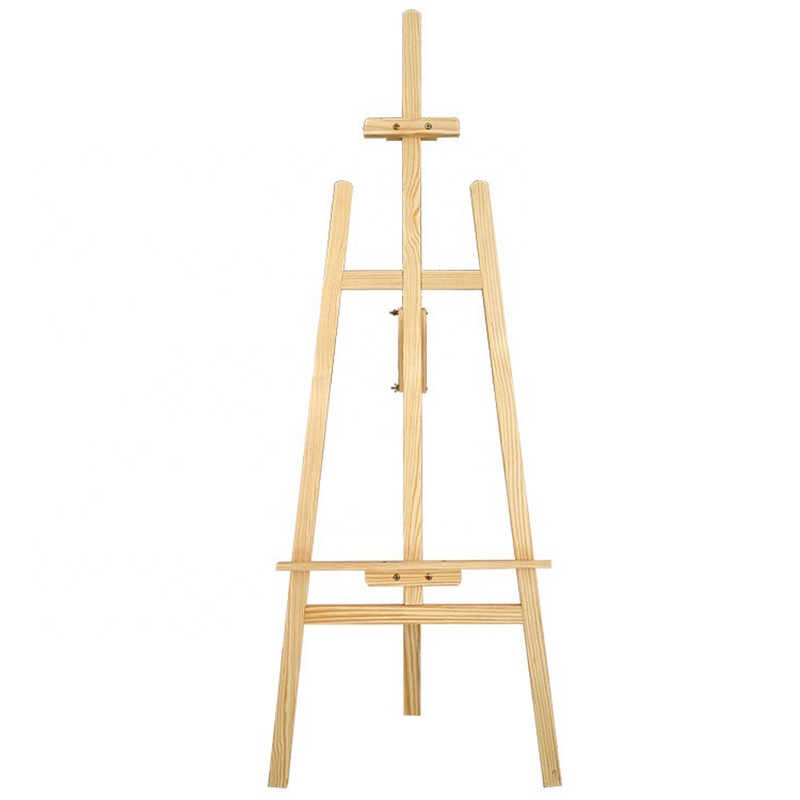 175cm Height Pine Wood Artist Painting Easel Art Display Stand for Painting Wholesale