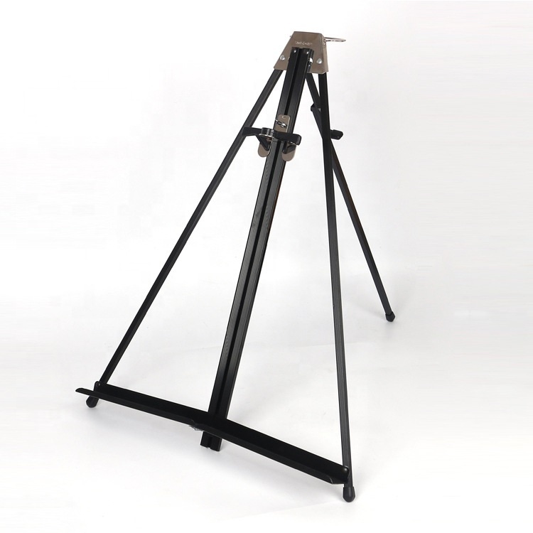 Wholesale Folding Artist Easel Stand for Painting Canvases Table Top / Floor with Portable Bag Black