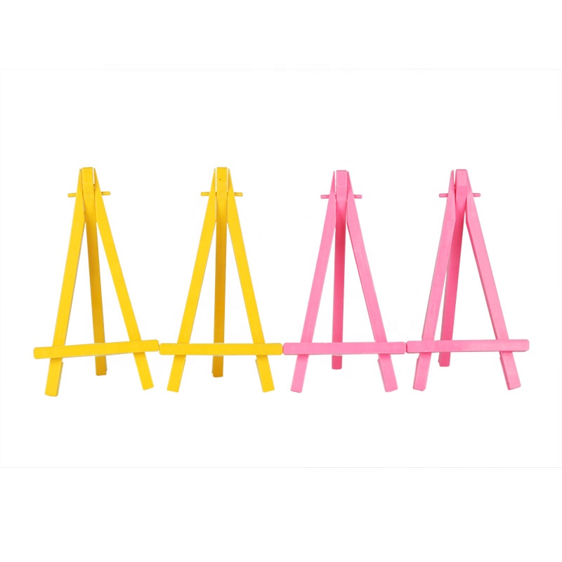 Wholesale Mini Artist Plastic Easel for Painting Display Wedding Table Card Stand Display Holder For Party Decor 8.5*16cm