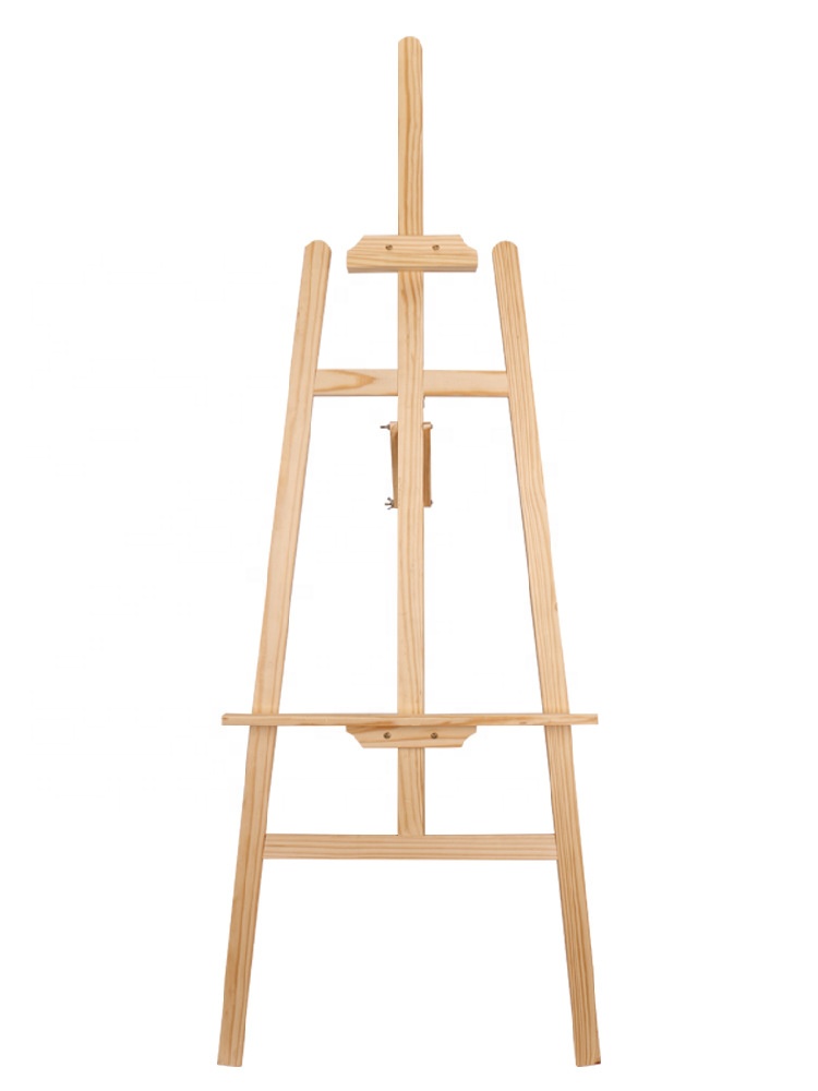 150cm Height Pine Wood Artist Painting Easel Art Display Stand for Painting Wholesale