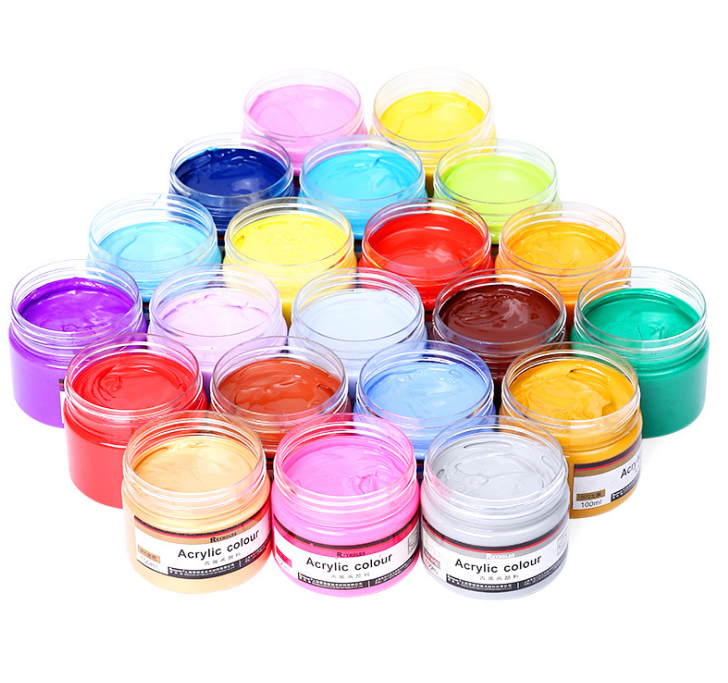 Pouring acrylic drawing paint in tube hand-painted clothes outdoor wall paint acrylic paint for arts and crafts