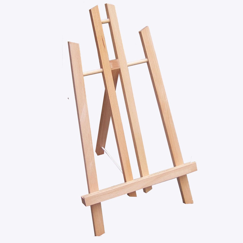 Tabletop Display Stand Artist canvas Easel,Beechwood Tripod for kids Painting easel artists painting set