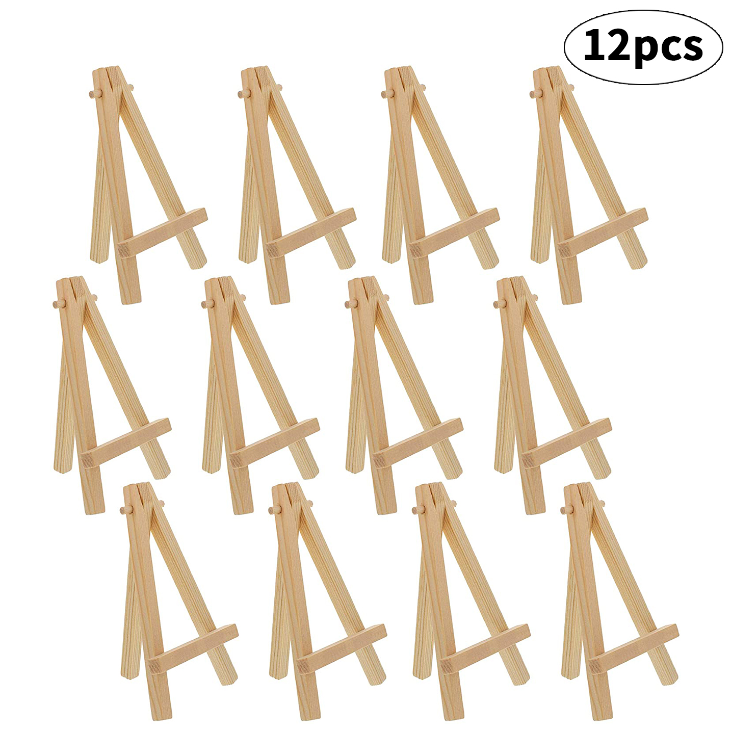 Tabletop Display Stand Artist canvas Easel,Beechwood Tripod for kids Painting easel artists painting set