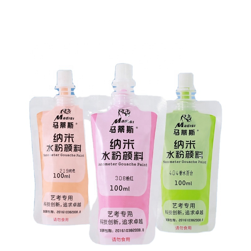 Nano gouache paint supplement set easy to replace portable safe jelly gouache for children's beginners