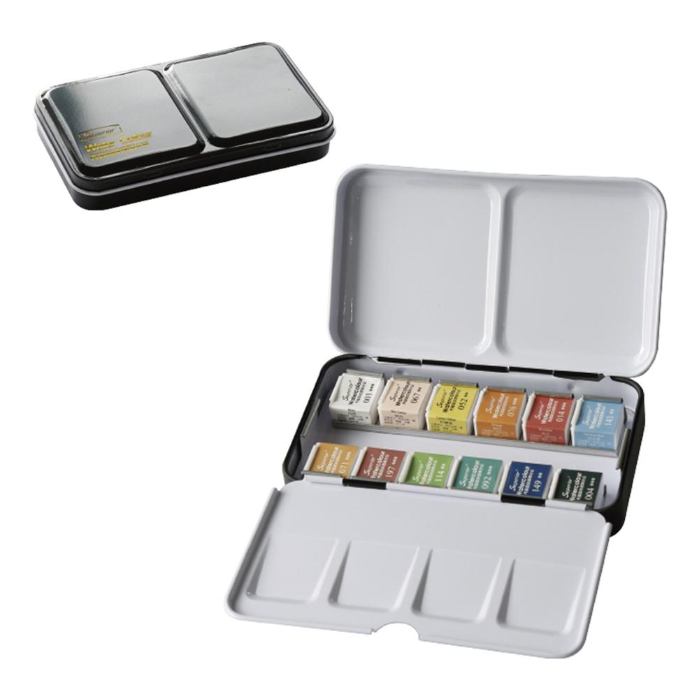 Superior/set - 12/24/36/48 colours professional transparent pigment solid watercolor paint with water ink brush set