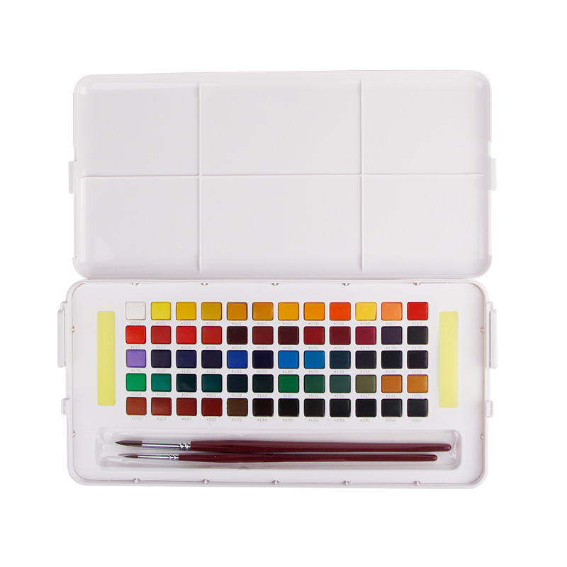 Sakura - 12/15/18/24/30/36/48/60/72 petit colours high quality transparent solid watercolour paint set