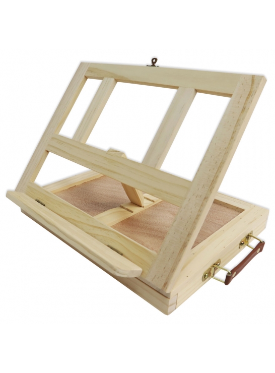 Mont Marte Table Easel Wood with Drawer - Pine Wood, art easel, artist easel