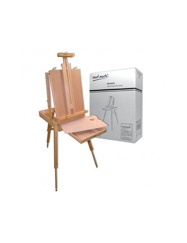 Mont Marte French Box Easel extra large Beech wood