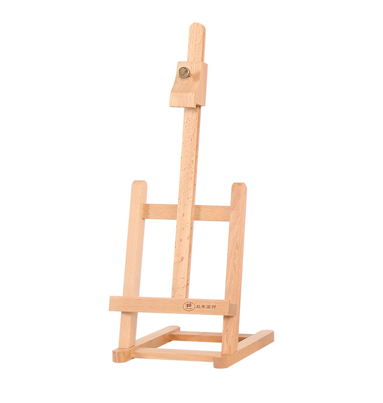 Mini Small Beech Wood Painting Easel Table Art Stand Small Table Easel