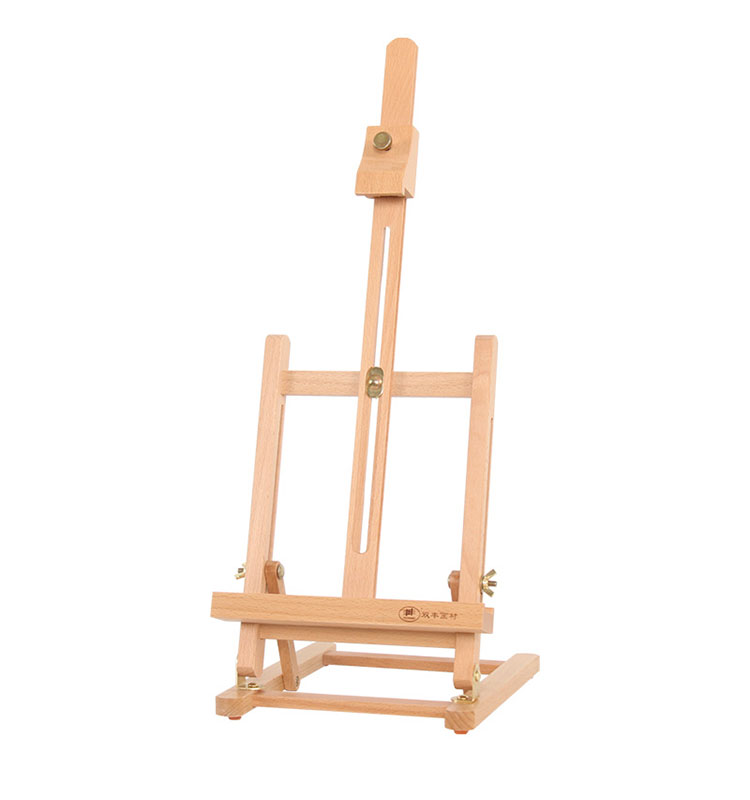 Mini Small Beech Wood Painting Easel Table Art Stand Small Table Easel