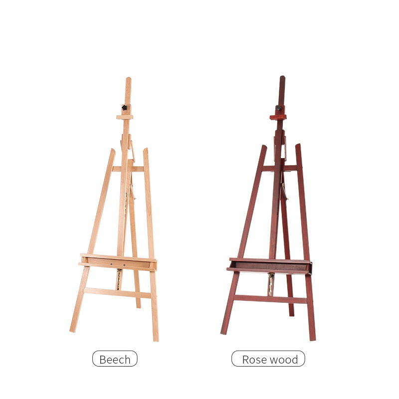 OEM Beech Wood Painting Art Gallery Display Artist Stand Wood Easel parts