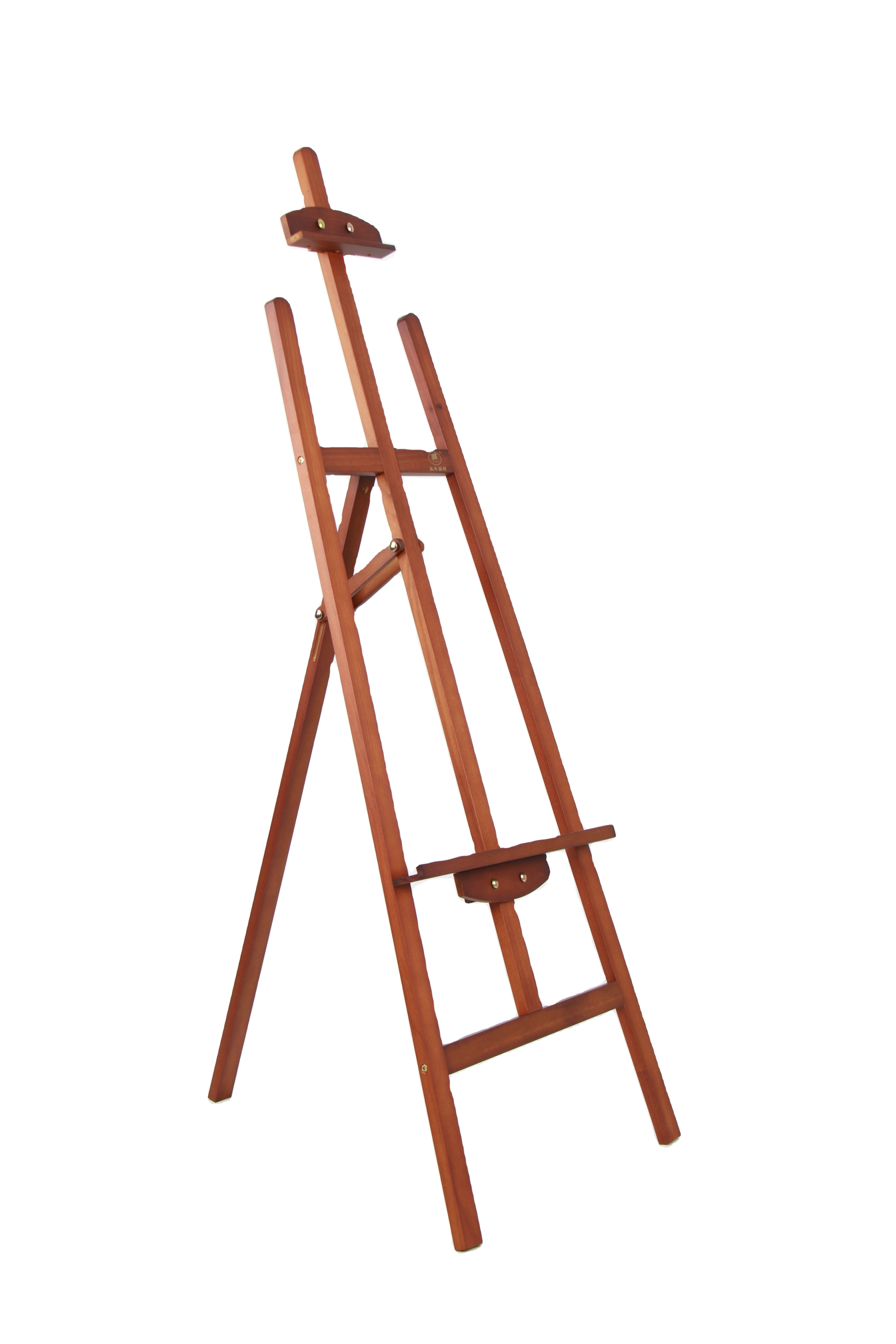 Studio Designs Museum Easel for Painting and Displaying Art in Natural Wood
