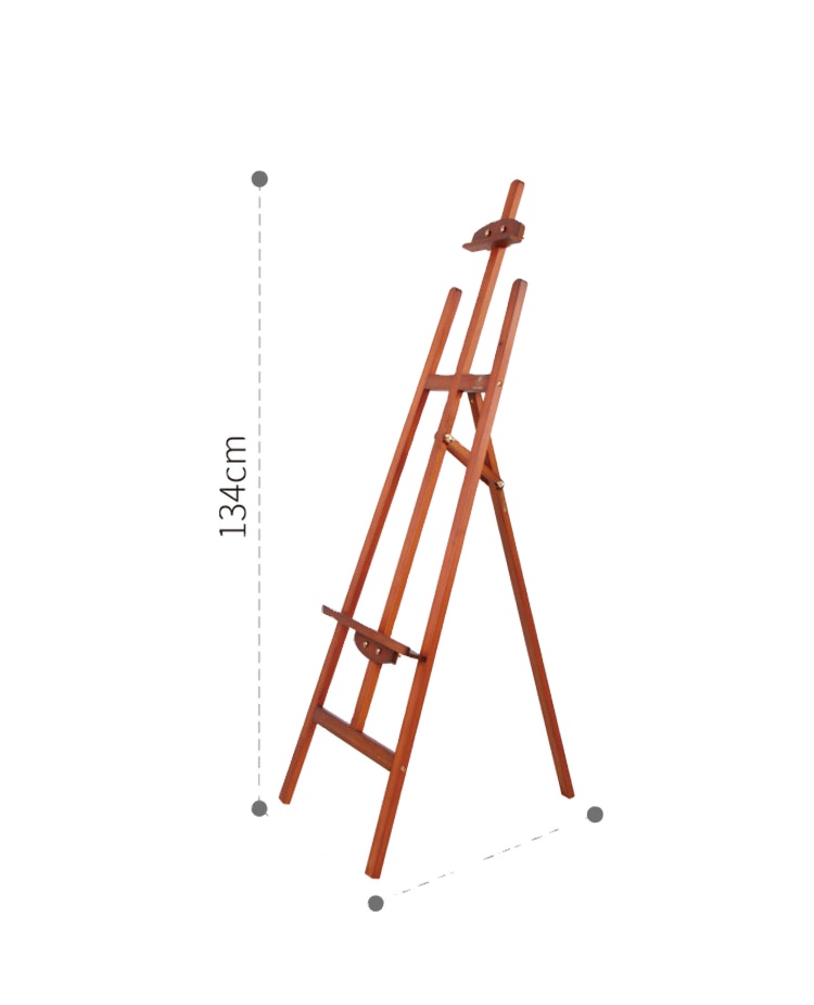 New French Easel Wooden Sketch Box Portable Wooden Tripod Easel Artist Art Painting Stand