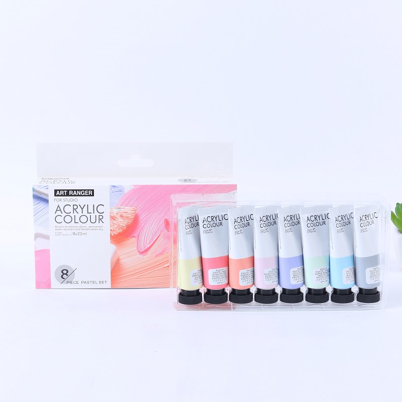 Art Rangers Pastel Acrylic Paint Set Premium Acrylic Paint Colours Kit Diy Pastel Acrylic Colors