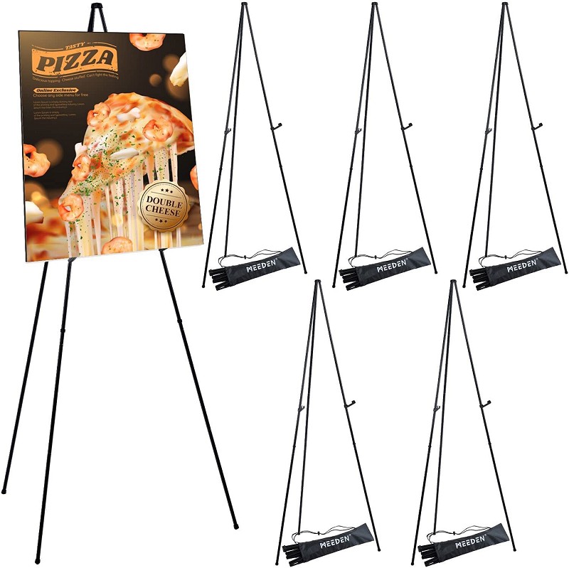 Rosewood Finish Deluxe Crank Adjusting Studio Easel Display Easel Holds Canvas Art