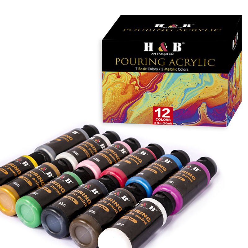 OEM pouring acrylic paint liquid Acrylic for painting DIY