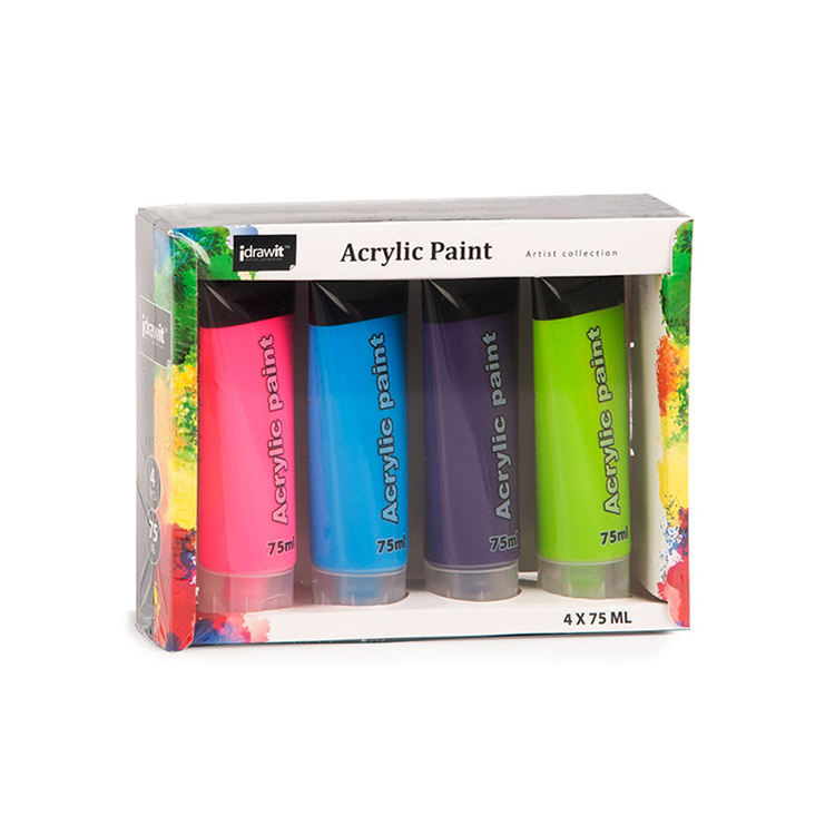 Wholesale Cheap Acrylic Color Paints 75ml Artist Colors Set