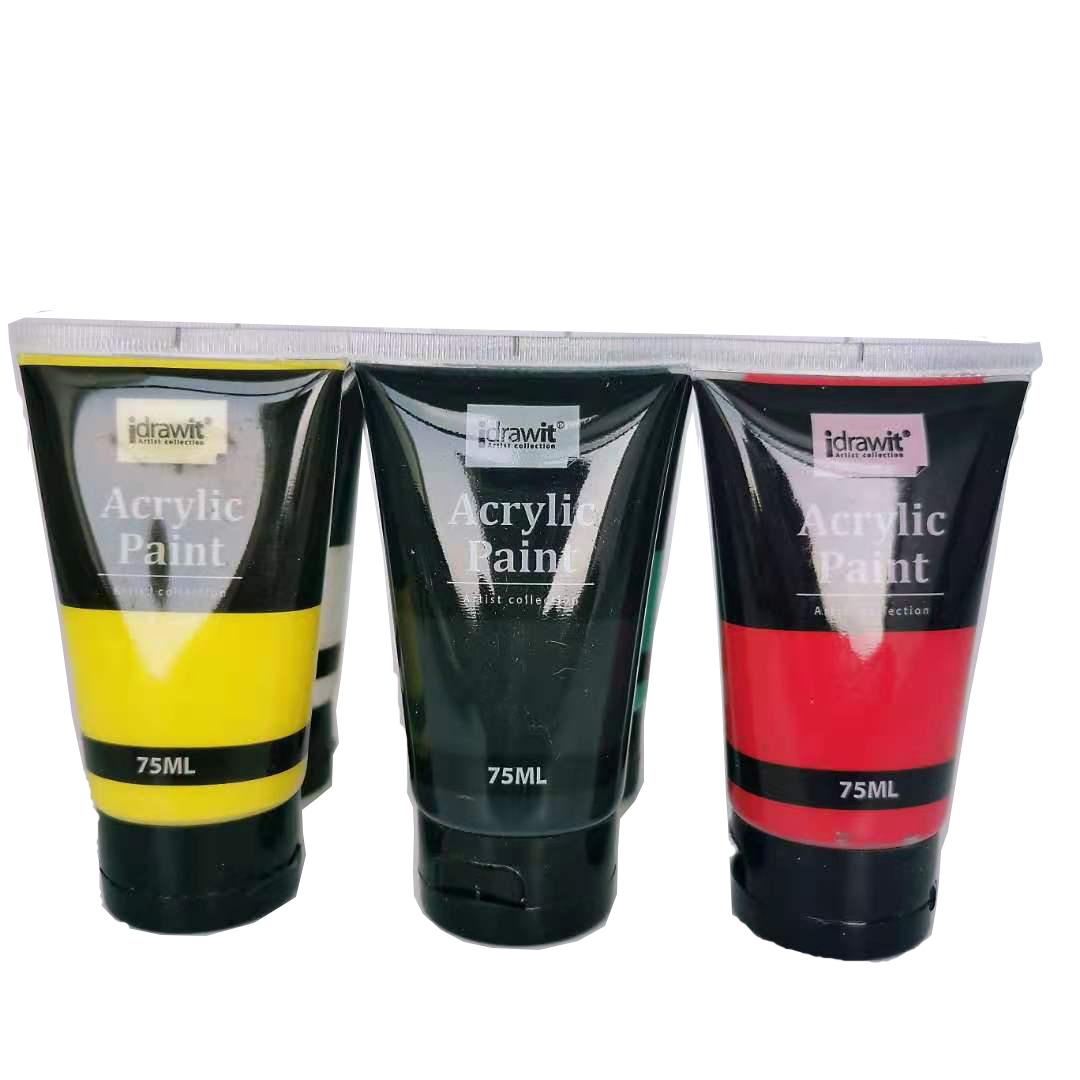 Wholesale Artist Acrylic Color Paints Low Price 75ml Set