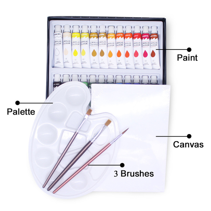 Fabric Rich Pigments Lasting Quality Acrylic Paint Set