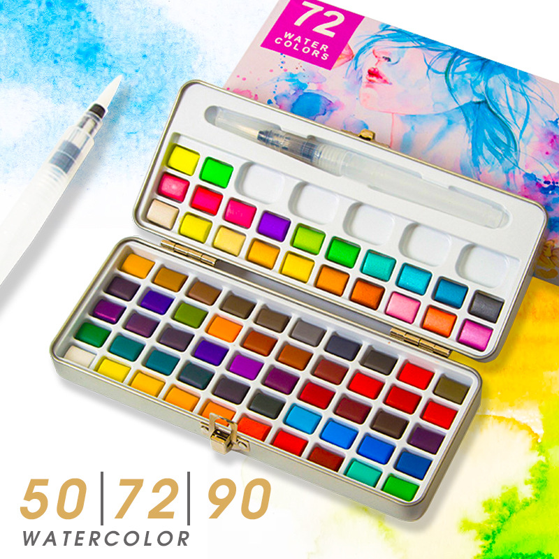 2021 High quality acrylic paint 24 color 50 color 90 color with kids art set paint kit