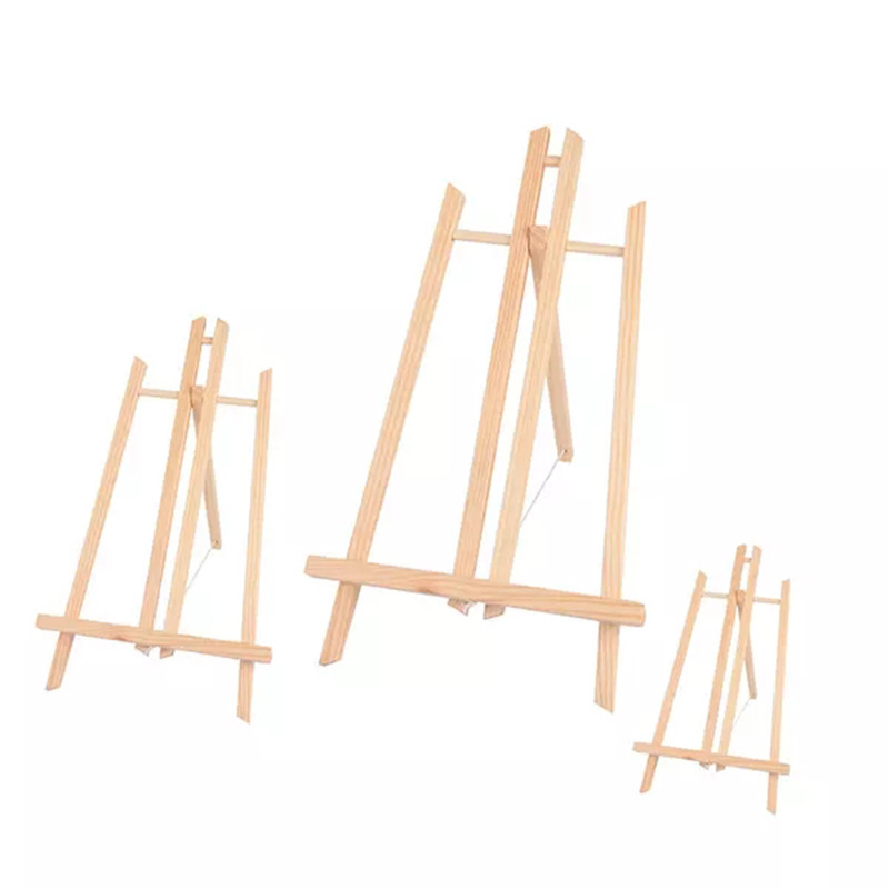 2021 Wholesale Custom 30CM 40CM 50CM Wood Display Stand Painting Easel Art Easel artist easel