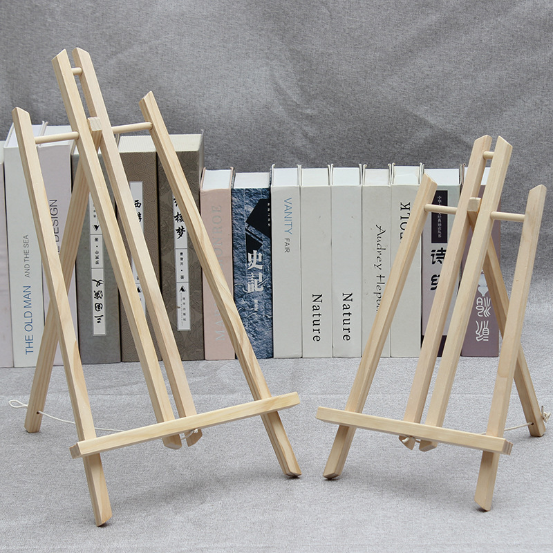 2021 Painting and drawing tools of paint easel mini, wood easel for canvas board painting or phone holder