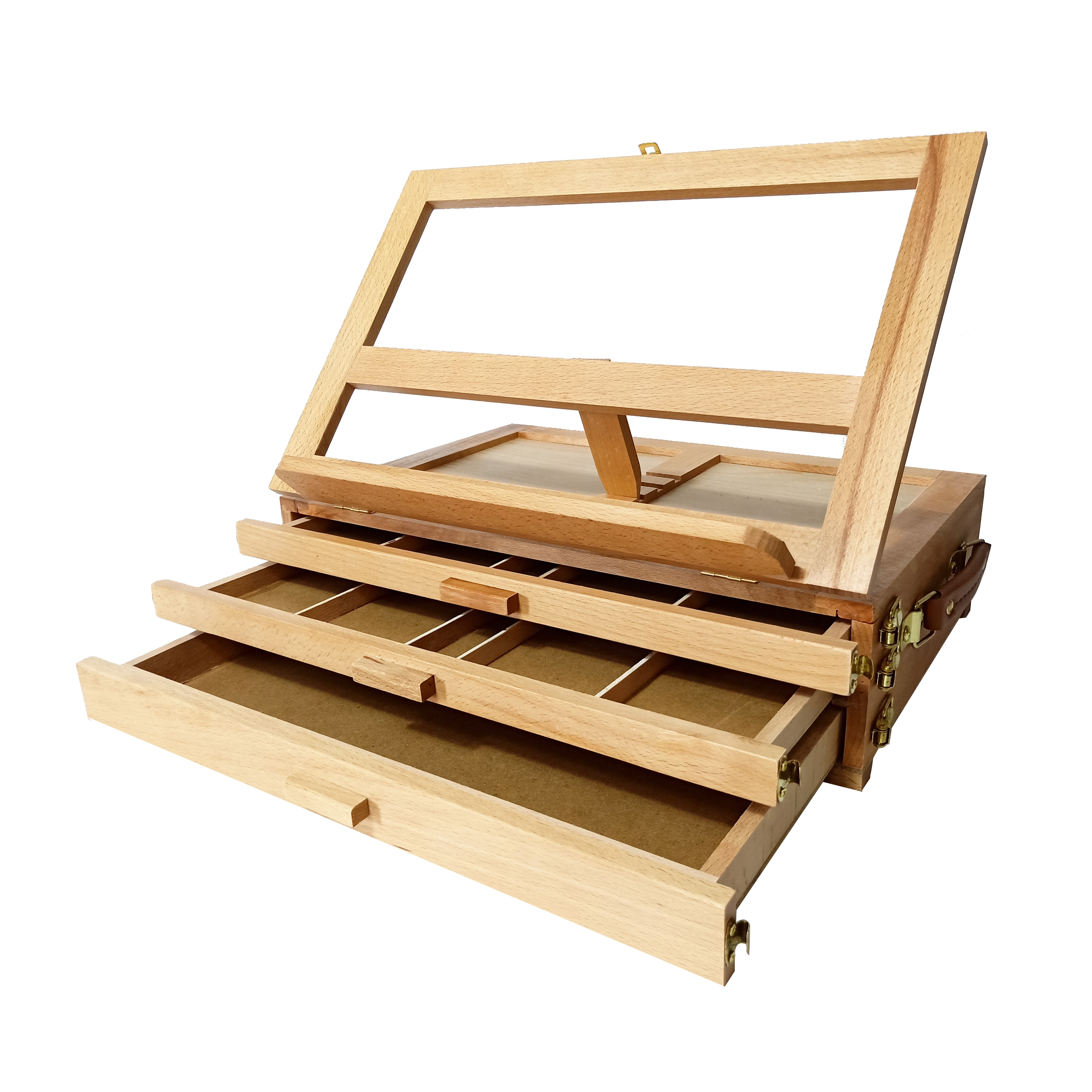 2020 new Portable Art Drawing Painting Supply Desktop Table wooden artist studio easel