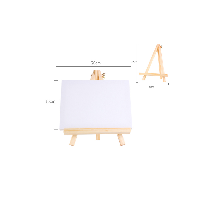 2021 High Quality Art Painting Stand Easel Artist Painting Set Small Mini Canvas Boards Set